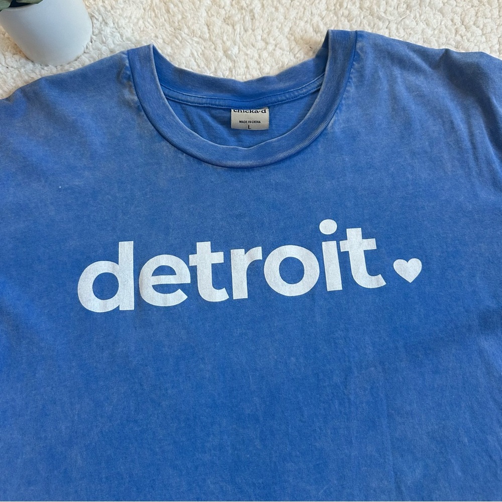 Blue Detroit tshirt - Picture 4 of 6
